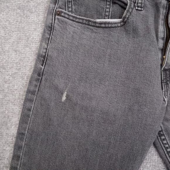 Levi's 512 Slim Fit Tapered Leg 31x30 Dark Wash Gray Denim Jeans - Picture 8 of 14